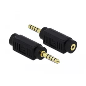   Delock 4,4 mm-es, 5 tűs sztereó jack apa   2,5 mm-es, 4 tűs sztereó jack anya átalakító (65996)