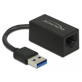   Delock Adapter SuperSpeed USB (USB 3.2 Gen 1) USB A-típusú > Gigabit LAN 10/100/1000 (66039)