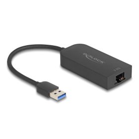 Delock USB 3.0 2.5 Gigabit LAN adapter fekete (66045)
