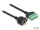 Delock RJ45 kábel Cat.6 anya - Terminal Block Adapter beépíthető, 2 m hosszú, 2 részes (66060)