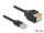 Delock A-típusú USB 2.0 kábel apa - terminal block adapter lenyomó gombbal 15 cm