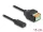 Delock ?USB Type-C 2.0 kábel anya - terminal block adapter lenyomó gombbal 15 cm (66067)