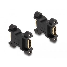   Delock HDMI anya – anya adapter csavarozható csatlakozással (66068)