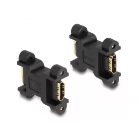   Delock HDMI anya – anya adapter csavarozható csatlakozással (66068)