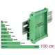 Delock Laprögzítő 100 cm hosszú DIN Rail-ekhez (66087)