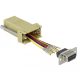Delock Szürke Sub-D 9-tűs anya   RJ45 anya összekötő adapter