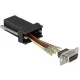 Delock Fekete Sub-D 9-tűs anya   RJ45 anya összekötő adapter (66165)