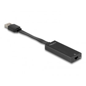 Delock A-típusú USB adapter   Gigabit LAN vékony