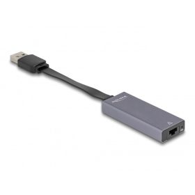Delock A-típusú USB adapter   2,5 Gigabit LAN vékony