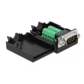   Delock Sub-D 9 tűs adapter apa - 10 tűs kapocstest házzal (66264)