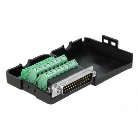   Delock DB25 párhuzamos adapter apa   26 tűs kapocstest házzal