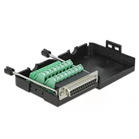   Delock DB25 párhuzamos adapter anya   26 tűs kapocstest házzal (66267)