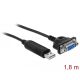 Delock USB-A -> RS-232 adapter 1,8m (66281)