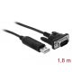Delock USB 2.0 - soros RS-232 kábel (66282)