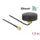Delock WLAN 802.11 b/g/n antenna RP-SMA-dugó 2 dBi irányítatlan, rögzített, csatlakozókábellel RG-17