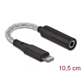   Delock Audio Adapter 8 tus Lightning  apa   3,5 mm 4 tus sztereo jack anya 10,5 cm