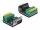 Delock Sub-D 9 tűs adapter apa - 9 tűs nyomógombos Terminal Block (66321)