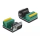 Delock Sub-D 9 tűs adapter apa - 9 tűs nyomógombos Terminal Block (66321)