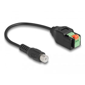   Delock RCA kábel anya - Terminal Block Adapter nyomógombbal 15 cm (66327)