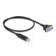 Delock USB 2.0 - RS-232 kábel 50 cm (66453)