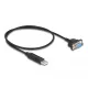 Delock USB 2.0 - RS-232 kábel 50 cm (66453)