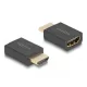 Delock Nagy sebességű HDMI Ethernet adapterrel apa - anya 8K 60 Hz fekete