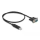 Delock USB 2.0 - RS-232 kábel 50 cm (66461)