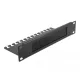 Delock 10” kábelrendező fésűs panel 1U fekete (66483)