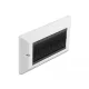 Delock Kábelrendező keret fekete fésűsávokkal 146 x 86 mm (66492)
