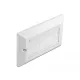 Delock Kábelrendező keret  fésűsávokkal 146 x 86 mm fehér (66496)