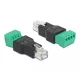 Delock adapter RJ11/14 apa csatlakozó a 4 tűs 2-részes terminálblokkhoz (66527)