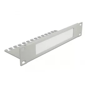   Delock 10” hálózati szekrényekhez kábelrendező fésűs panel 1U szürke (66537)