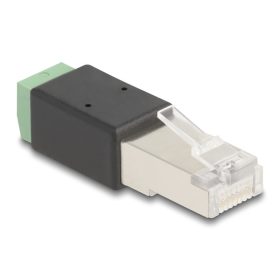 Delock RJ45 apa - Terminal Block Adapter 2 tűs (66604)