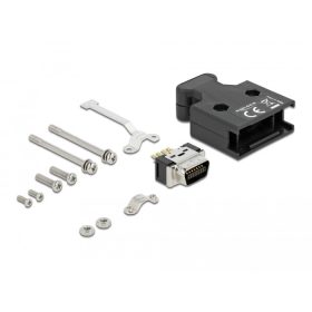   Delock 14 tűs kerettel rendelkező MDR fokos forrasztott csatlakozás apa (66621)