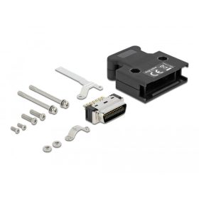   Delock 26 tűs kerettel rendelkező MDR fokos forrasztott csatlakozás apa (66623)