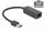 Delock USB A-típusú adapter apa   2,5 Gigabit LAN kompakt