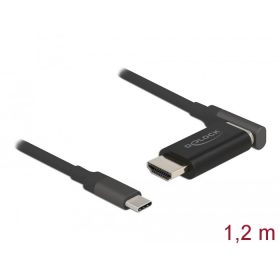   Delock USB Type-C  - HDMI adapter kábel 4K 60 Hz mágneses 1,20 m hosszú