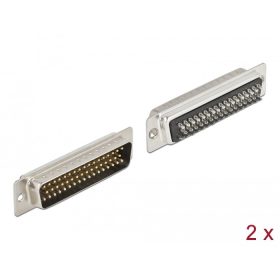   Delock D-Sub HD 50 tűs apa fém, forrasztható változat 2 db. (66705)