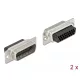Delock D-Sub HD 26 tűs krimpelhető apa, fém 2 db. (66713)