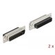 Delock D-Sub HD 44 tűs krimpelhető apa, fém 2 db. (66714)