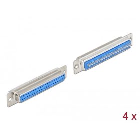   Delock D-Sub 37 tűs hüvely, forrasztható változat 4 db. (66715)