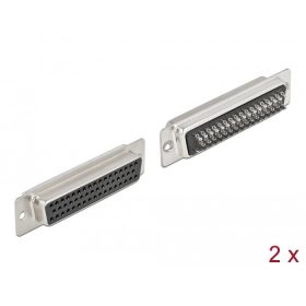   Delock D-Sub HD 50 tűs hüvely, forrasztható változat 2 db. (66716)