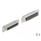 Delock D-Sub HD 44 tűs anya fém forrasztott változat 2 db (66718)
