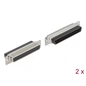   Delock D-Sub 37 tűs krimpelhető hüvely, fém 2 db. (66722)