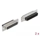 Delock D-Sub HD 44 tűs krimpelhető hüvely, fém 2 db. (66725)