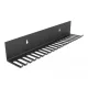 Delock falra rögzíthető 318 x 65 mm kábelrendező fekete (66729)