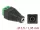 Delock Adapter, DC, 1,35 x 3,5 mm, csatlakozóhüvely > 2 tűs csatlakozóblokk (66730)