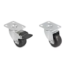   Delock 2 x 2 db.-os nagy teherbírású görgős kerék szett O 50 mm (átmérőjű) terhelési kapacitás akár 400 kg (66754)