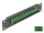 Delock 10  üvegszálas patch panel 12 portos SC Simplex zöld 1U fekete (66761)