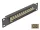 Delock 10  üvegszálas patch panel 12 portos SC Simplex bézs 1U fekete